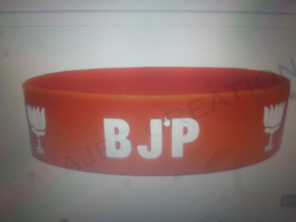 Bjp wirst band  uploaded by Pratap rubber on 7/10/2023