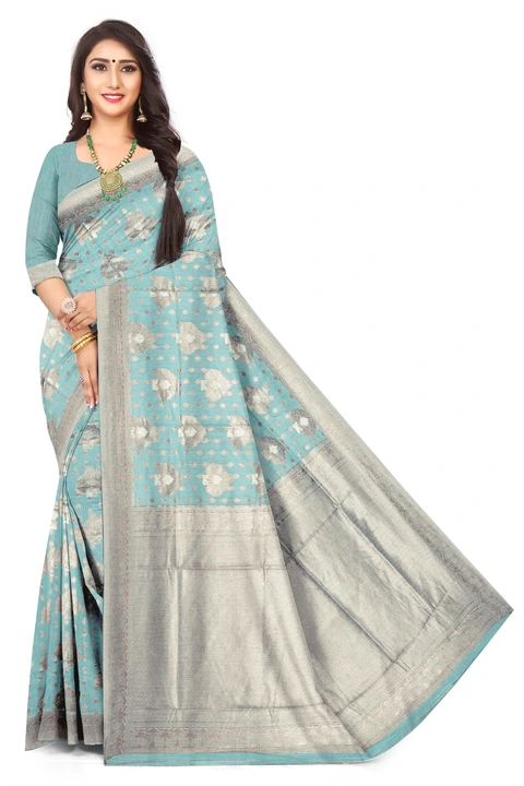 Silk cotton saree uploaded by Habiba silk collection on 7/10/2023