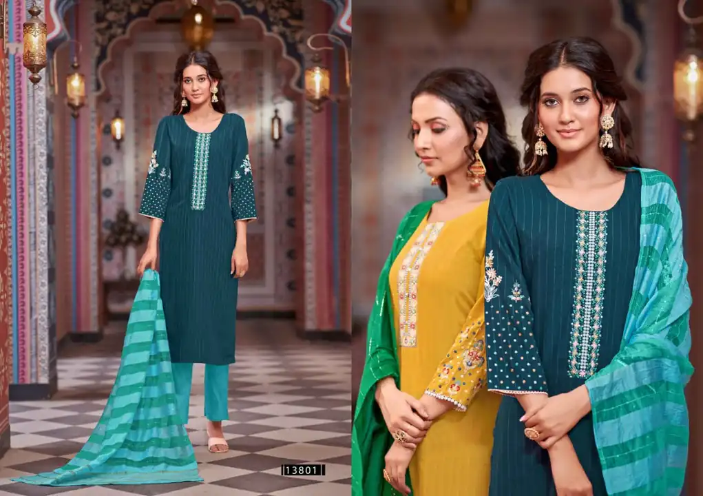 Readymade salwar suits  uploaded by Kaynat textile on 7/10/2023