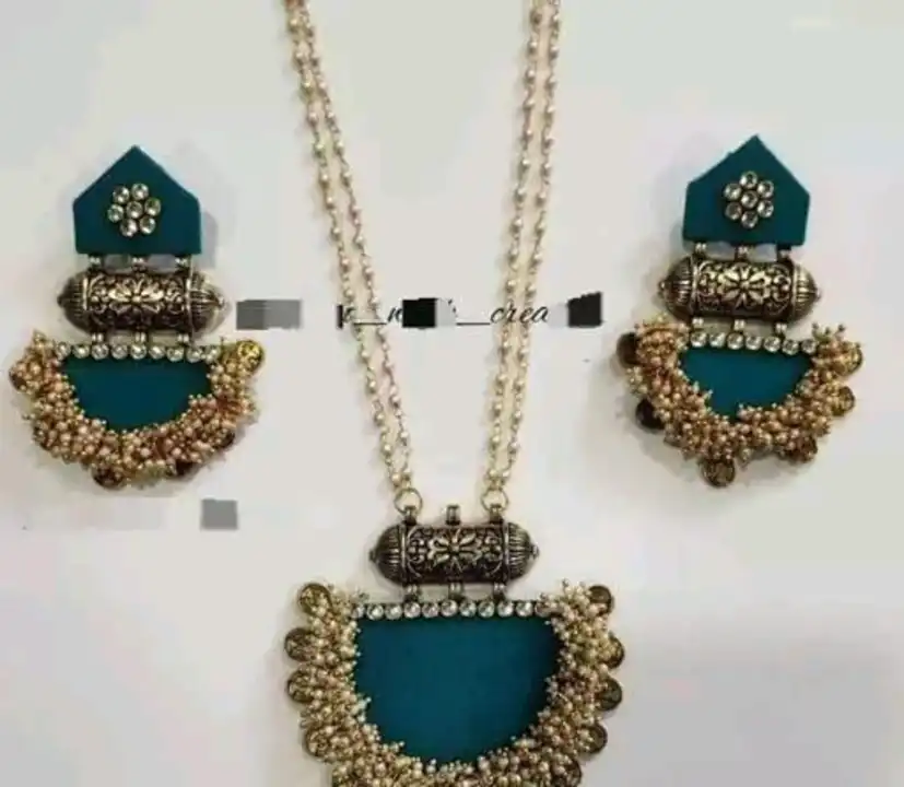 Fabric necklace  uploaded by Shreevari fashion on 7/10/2023