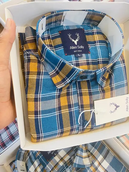 Allen solly check box packing shirt uploaded by ZEN FASHION on 7/10/2023