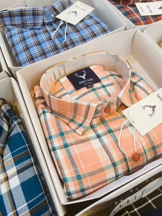 Allen solly check box packing shirt uploaded by ZEN FASHION on 7/10/2023