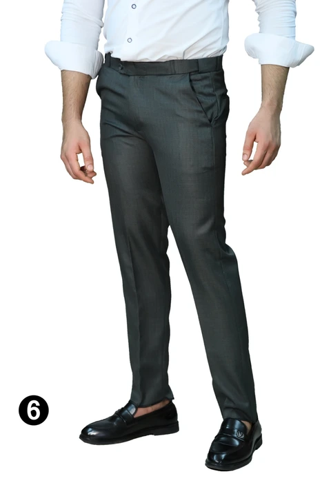 Mens adjustable waist Formal Trouser wear with formal shirt For Party, Office and Casual  uploaded by Hare Krishna Textile on 7/10/2023