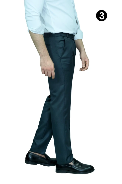Mens adjustable waist Formal Trouser wear with formal shirt For Party, Office and Casual  uploaded by Hare Krishna Textile on 7/10/2023