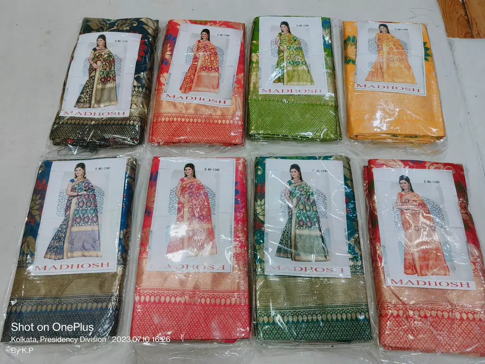 Silk saree  uploaded by Vaishnavi creation on 7/10/2023