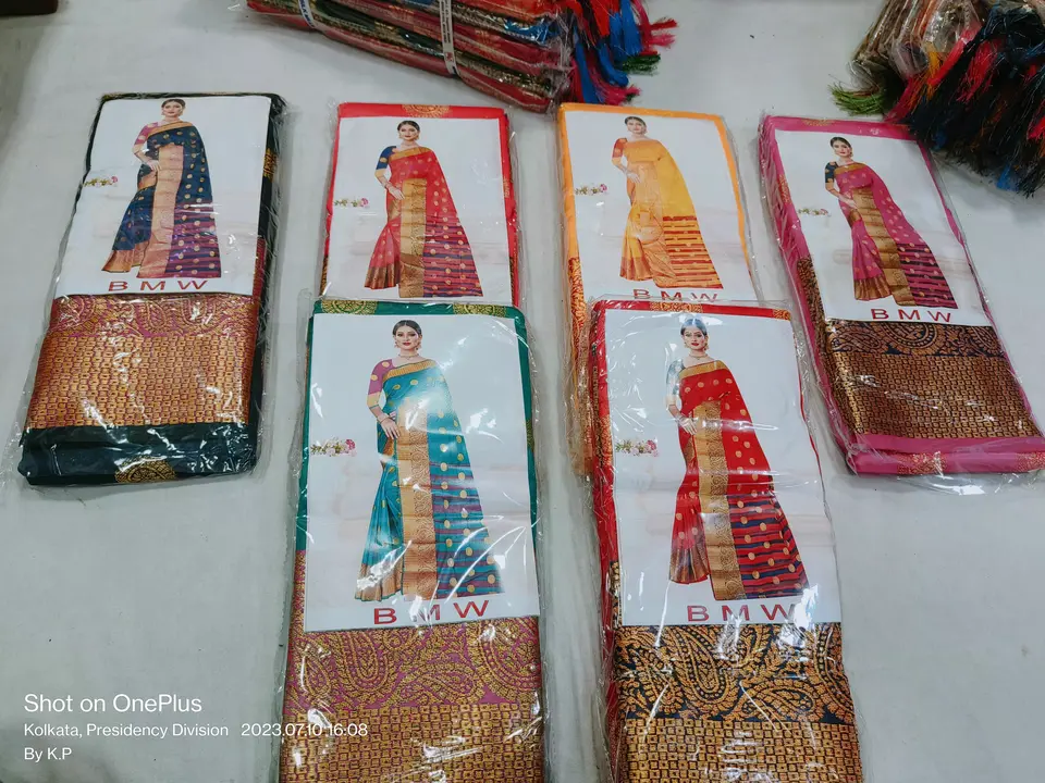 Silk saree  uploaded by Vaishnavi creation on 7/10/2023