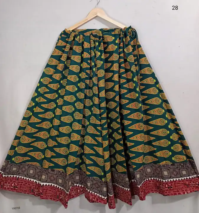 Ajrakh skirt uploaded by Vasangini on 7/10/2023