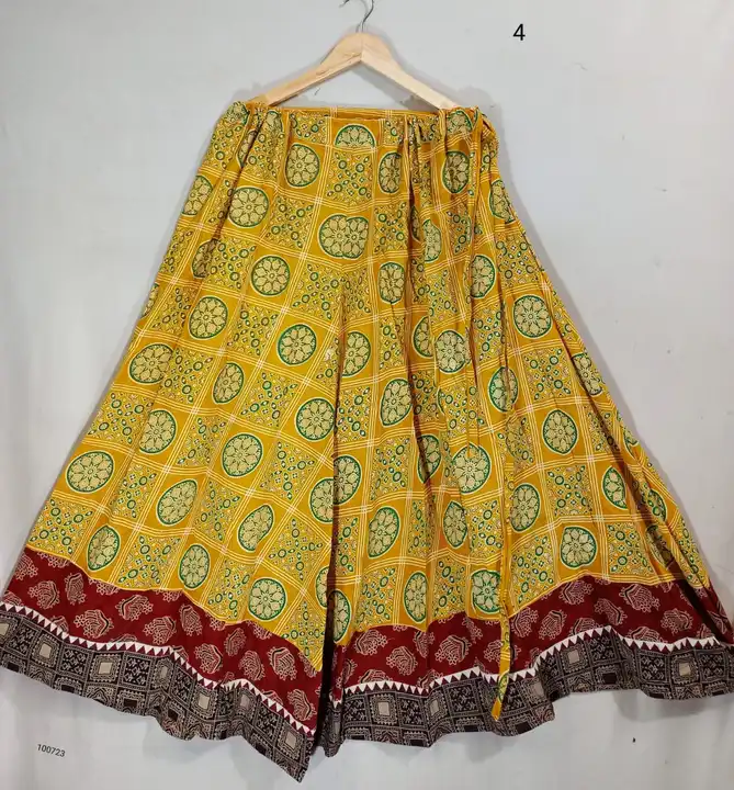 Ajrakh skirt uploaded by business on 7/10/2023