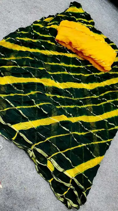🔱🔱🔱🕉️🕉️🕉️🔱🔱🔱
  
New lunching on zari lehariya

👉 pure jorjat 10 line zari fabric

👉 Exclu uploaded by Gotapatti manufacturer on 7/11/2023