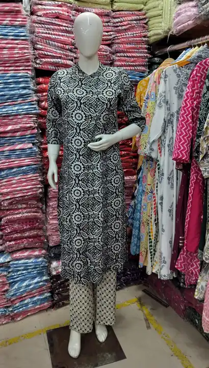 
 Easy Breezy Summer Kurta Set
Inject a boost of GB and playful prints to your
summer wardrobe this  uploaded by JAIPURI FASHION HUB on 7/11/2023