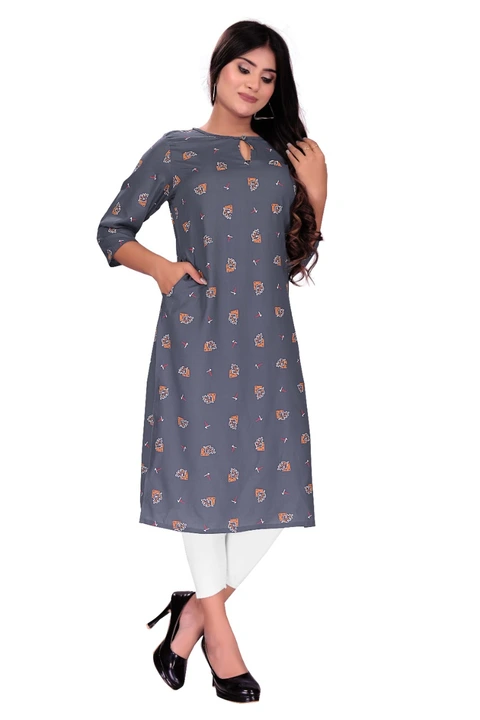 Women's Printed Rayon Kurti uploaded by business on 7/11/2023
