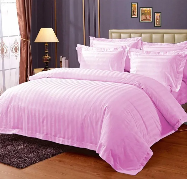 Post image Plain strip double bedsheet with pillow cover 2000Rs mei 5 pice order booking call 8999725997.gpay ,paytm 9881155641
