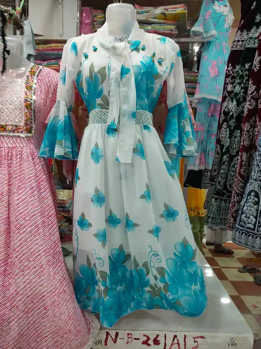 Chiffon long dress uploaded by A.ALI DRESSES  on 7/11/2023