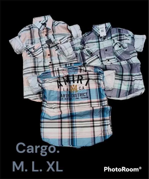 Cargo Double pocket check shirts
 uploaded by Gurudev collection on 7/11/2023
