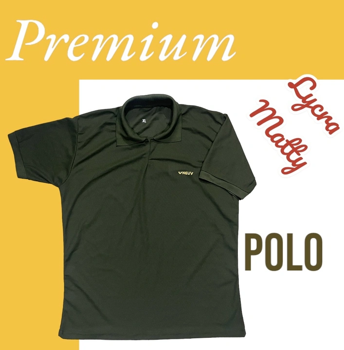 Polo Premium Lycra matty tshirt  uploaded by business on 7/11/2023