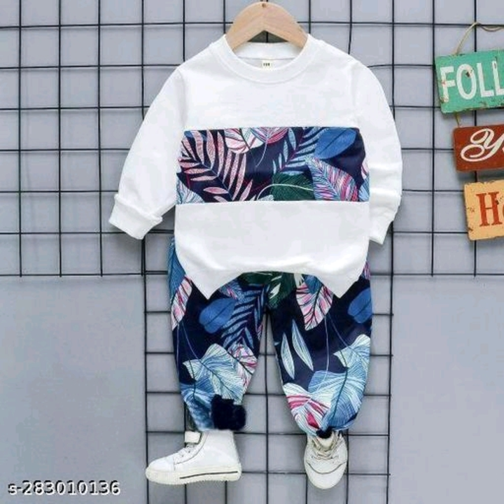 Cute Fancy Boys Tshirts And Pant Set uploaded by Clothes Strategic on 7/11/2023