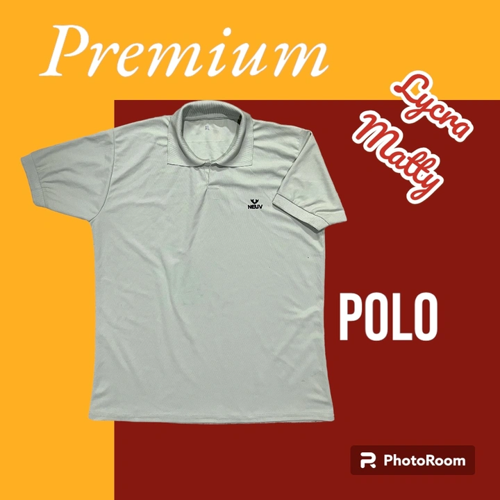 Premium polo Lycra matty tshirt  uploaded by Neuv Vidhan on 7/11/2023