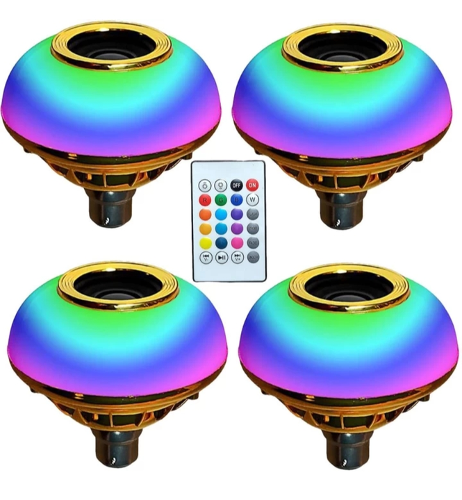 Post image Golden Music Speaker Bluetooth Bulb With Remote