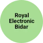 Business logo of Royal electronic bidar
