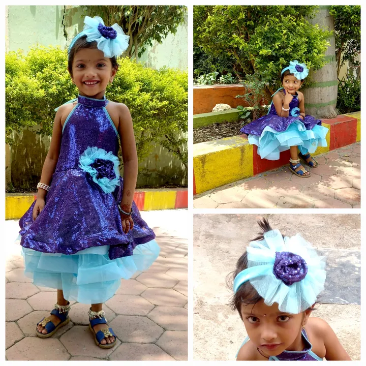 Sequance baby frock  uploaded by Swarushi Fashions limited on 7/11/2023