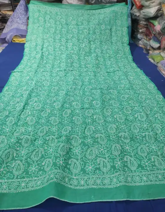 Cotton dupatta uploaded by Lcf crafts (lucknow Chikan factory) on 7/11/2023