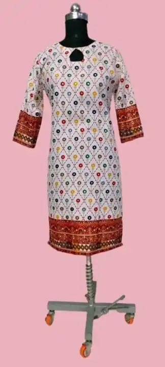 Kalmkari Print Cotton Kurti uploaded by Gaurikiran fashion on 7/11/2023