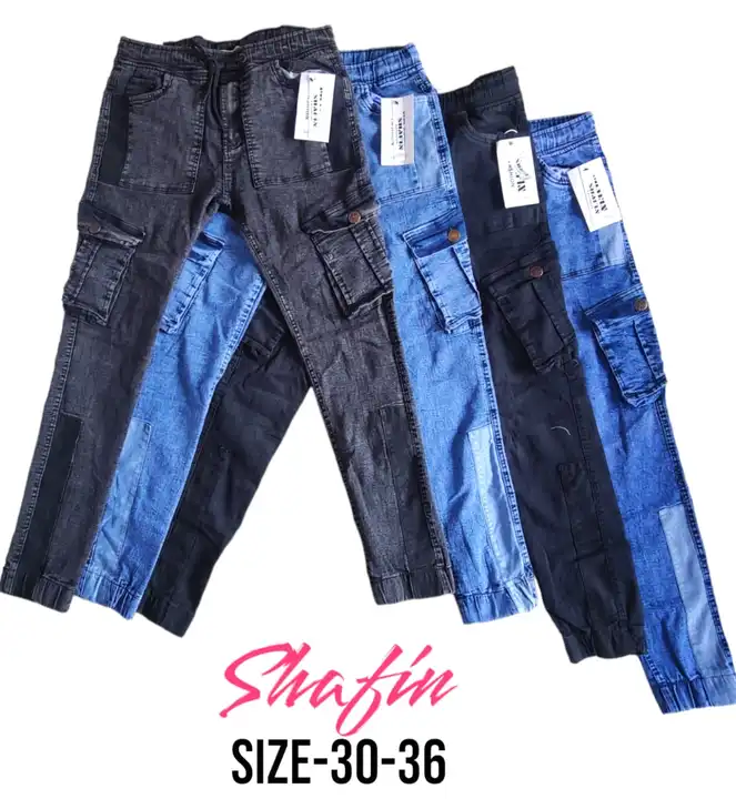 Shafin denim joggers  uploaded by alam clothing on 7/11/2023