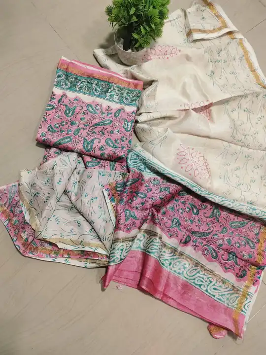 attractive natural dye color kalamkari printed dress material uploaded by Virasat kala chanderi on 7/11/2023