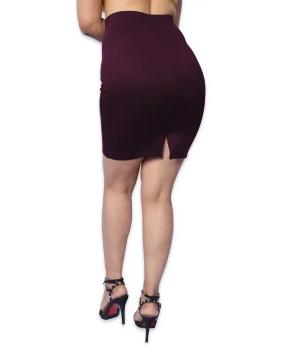 Wine Pencil fit knee length skirts uploaded by Prince Enterprises on 7/11/2023