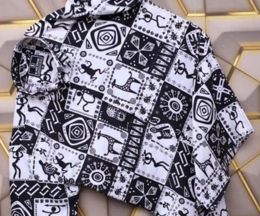 Printed men's funkey shirt  uploaded by Cotton X - Made in India  on 7/11/2023