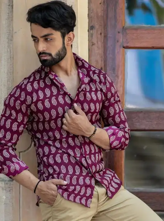 Men's party wear shirt  uploaded by Cotton X - Made in India  on 7/11/2023