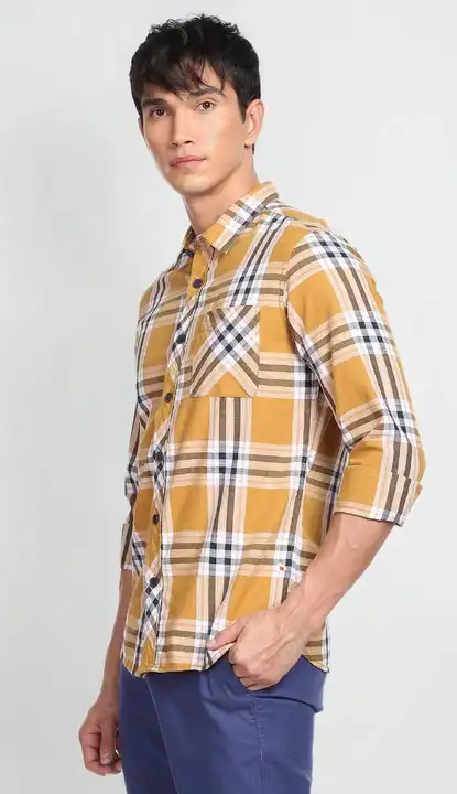 Double pocket men's shirt cheaks  uploaded by Cotton X - Made in India  on 7/11/2023
