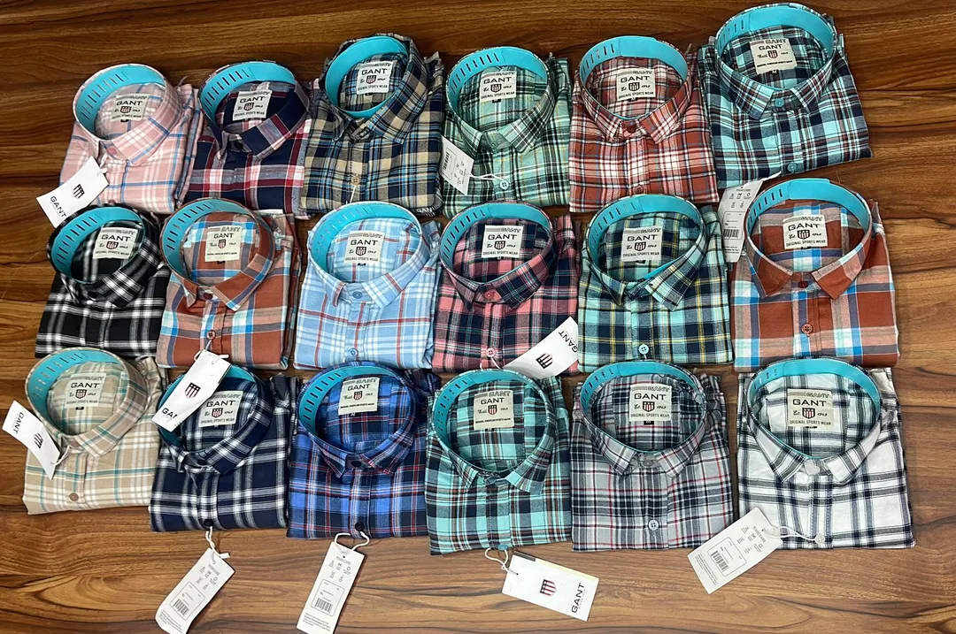 Gant Twill Check shirt  uploaded by Macbear Garments Pvt.Ltd. on 7/11/2023