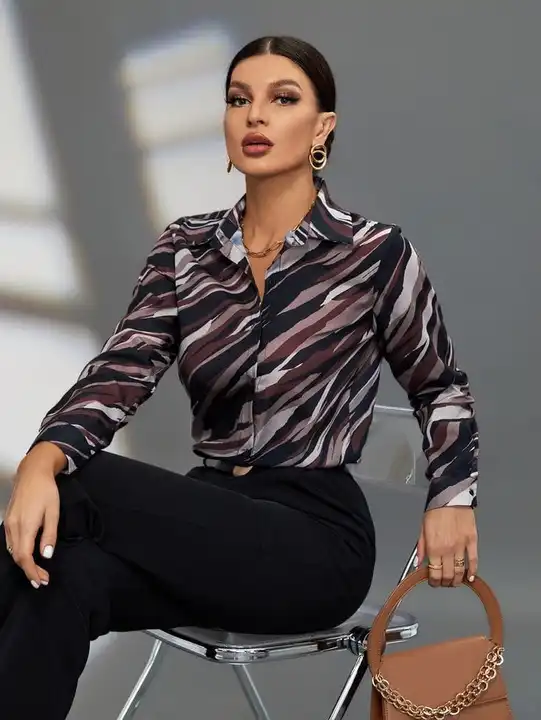 Fancy shirt for women trending one  uploaded by Fashion collection (Om sai garments) on 7/11/2023