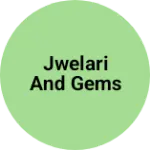 Business logo of Jwelari and Gems