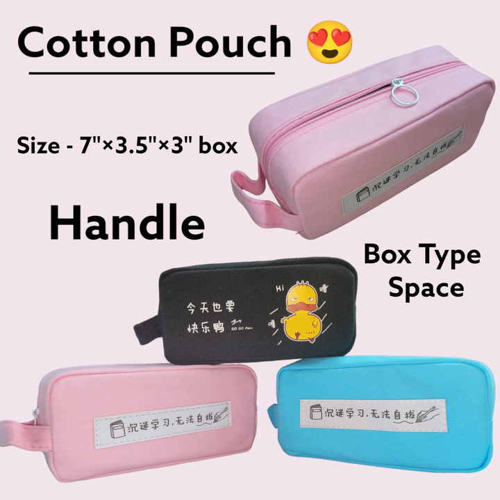 Cotton Pouch 😍 With Handle ✋👌 uploaded by Sha kantilal jayantilal on 7/11/2023