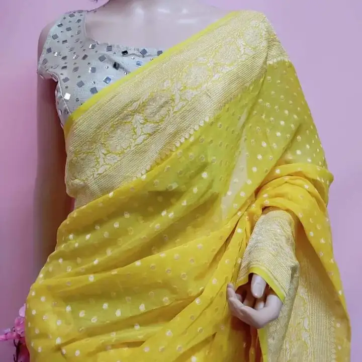 BHAGALPURI GEORGETTE SILK SAREE  uploaded by S.N.COLLECTIONS  on 7/11/2023