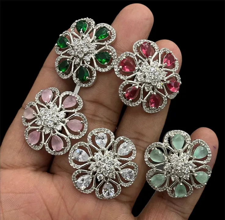 High quality start cut cz stones uploaded by VARDHAK COLLECTION  on 7/11/2023