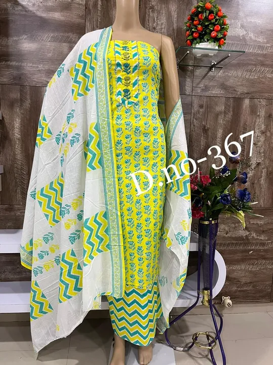 Jaipuri cotton dress  uploaded by Lk fashion on 7/11/2023