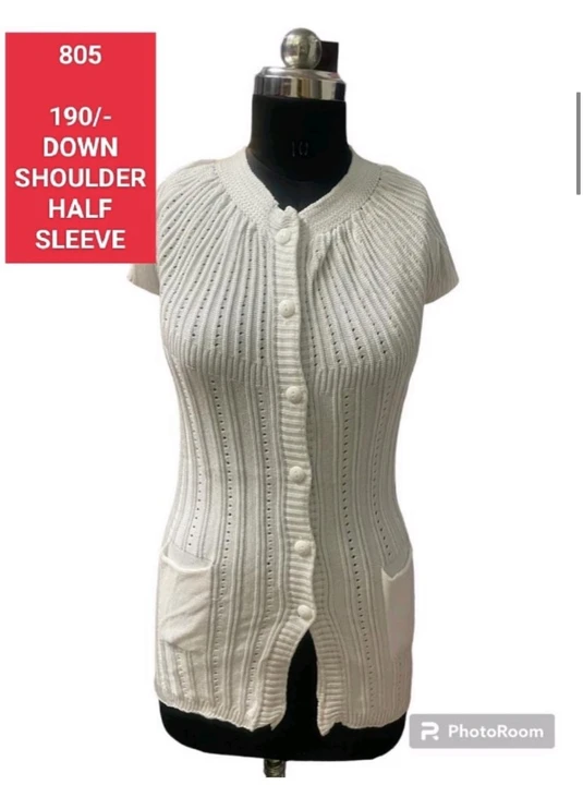 Women's Down Sholder Cardigan Sweater with Button (805) uploaded by Jameel fashion point(XOHY) on 7/11/2023