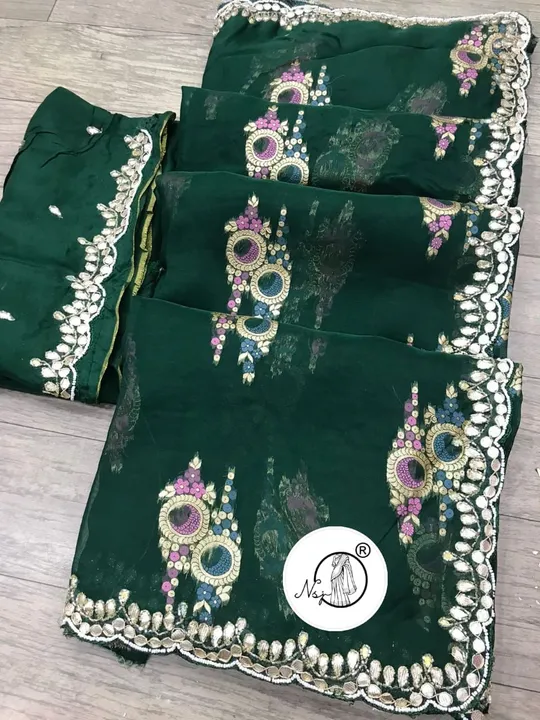 presents exclusive classy collection

such an unique colour and perfect for the party

👉keep shoppi uploaded by Gotapatti manufacturer on 7/12/2023