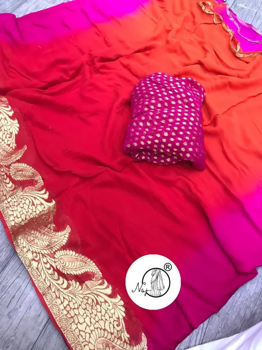 ❤️NSJ…presents very pretty saree

beautiful colour combination saree for all ladies 

👉keep shoppin uploaded by Gotapatti manufacturer on 7/12/2023