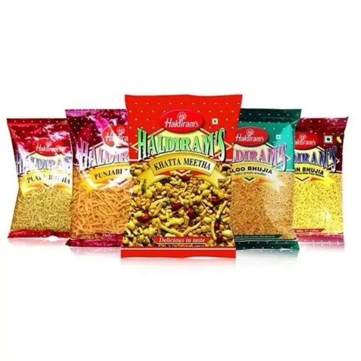 Post image I want 100 100 of Haldiram namkeen  at a total order value of 50000. Please send me price if you have this available.