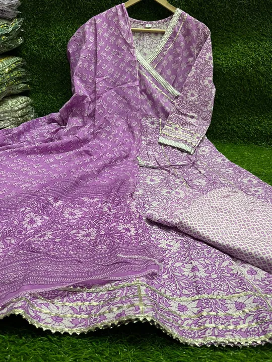 Pure Cotton 60#60 3piece with malmal Dupatta uploaded by TNC & MS on 7/12/2023