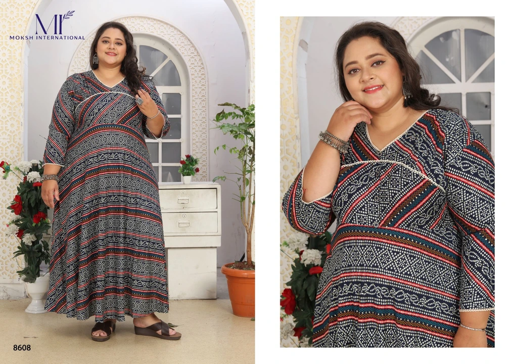 Gown uploaded by LAXMI TEXTILE HUB on 7/12/2023