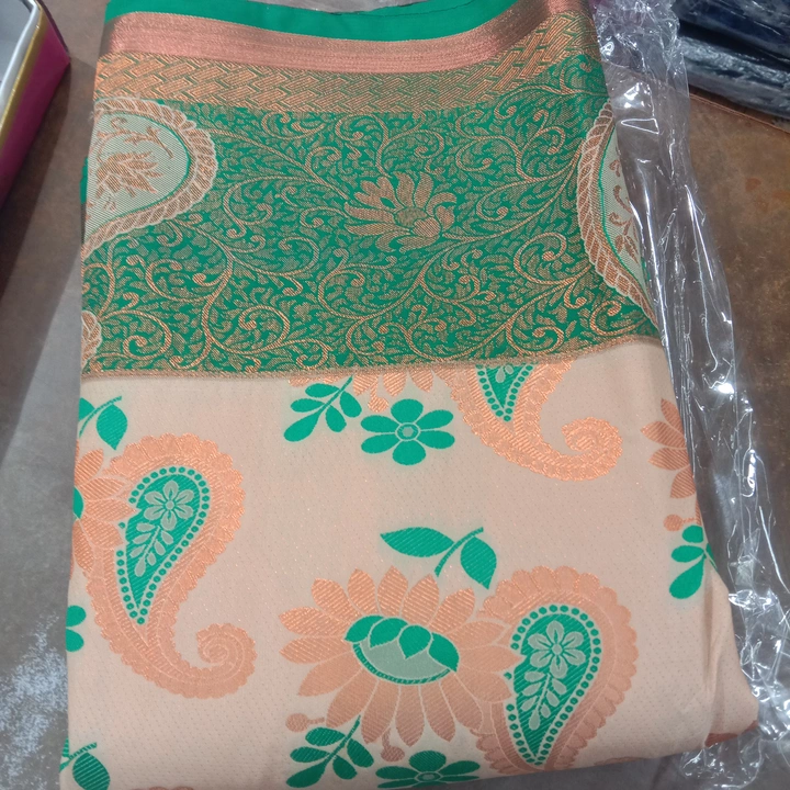 Salem soft lichi silk saree  uploaded by business on 7/12/2023