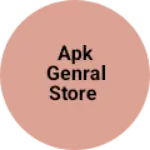 Business logo of APK genral store