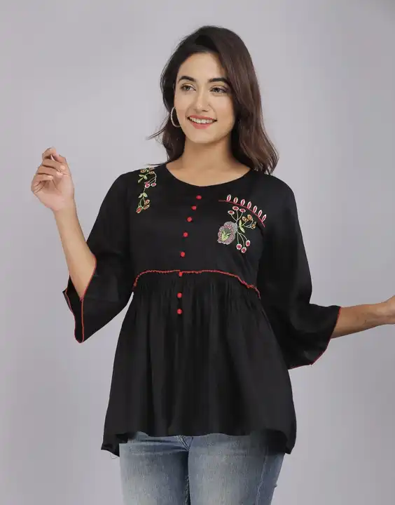 New tops with beautiful hand work  uploaded by RADHE INTERNATIONAL on 7/12/2023