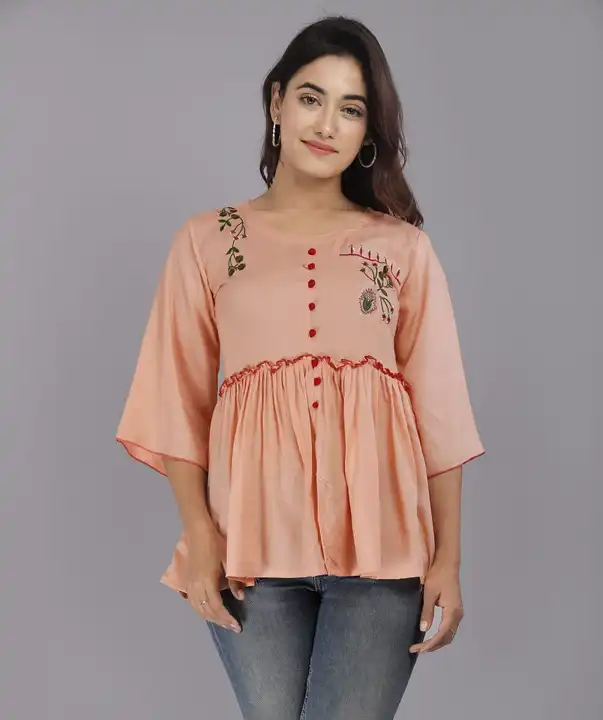 New tops with beautiful hand work  uploaded by RADHE INTERNATIONAL 2 on 7/12/2023