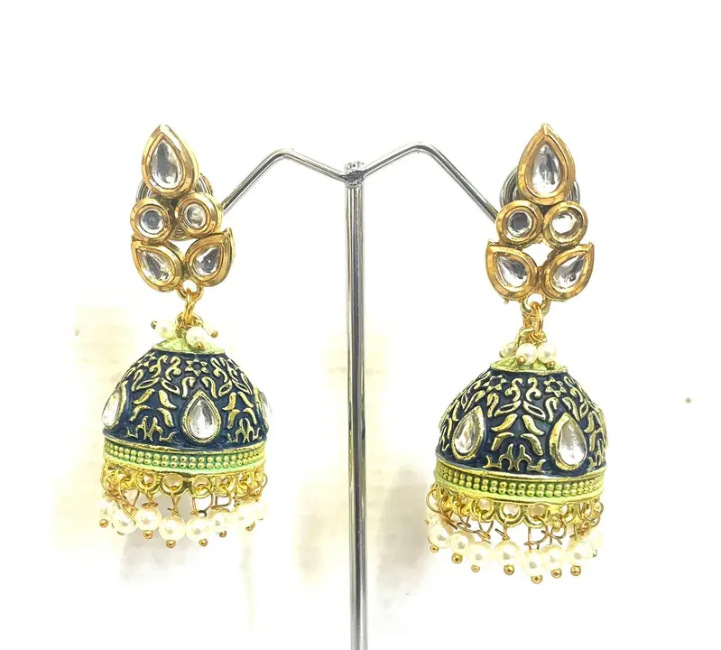 Meena earrings  uploaded by Meena art on 7/12/2023